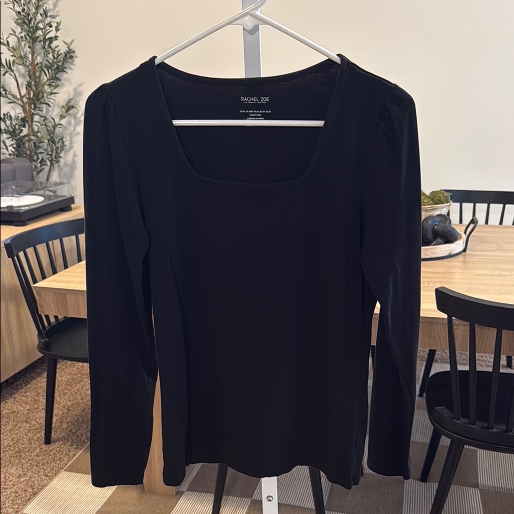 Rachel Zoe Black Knit Top